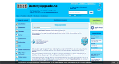 Desktop Screenshot of batteryupgrade.no