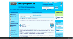 Desktop Screenshot of batteryupgrade.cz