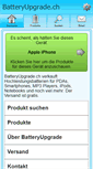 Mobile Screenshot of batteryupgrade.ch