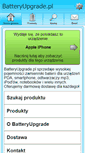 Mobile Screenshot of batteryupgrade.pl
