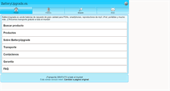 Desktop Screenshot of m.batteryupgrade.es