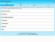 Tablet Screenshot of m.batteryupgrade.es