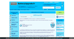 Desktop Screenshot of batteryupgrade.fr