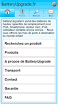 Mobile Screenshot of m.batteryupgrade.fr